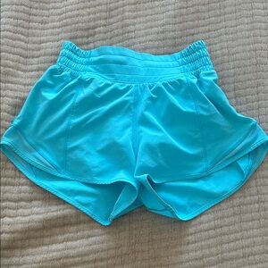 Lululemon Athletica Turquoise Athletic Shorts